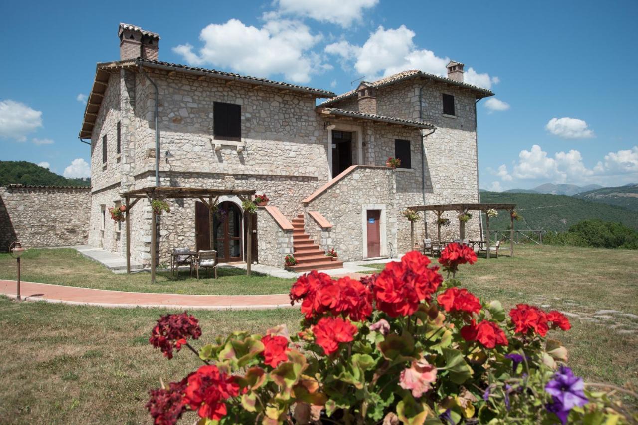 Agriturismo La Commenda-Adults Only Cascia Eksteriør billede