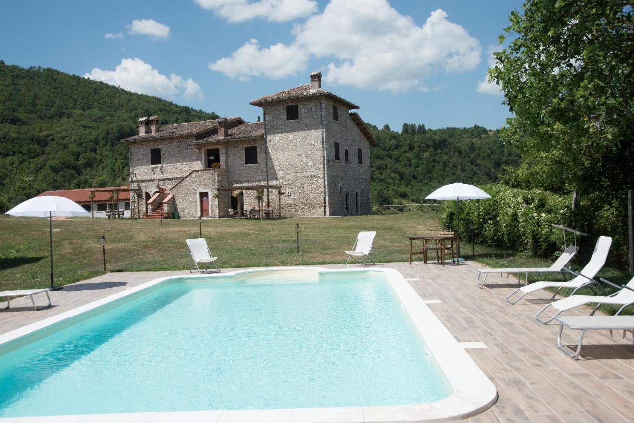 Agriturismo La Commenda-Adults Only Cascia Eksteriør billede